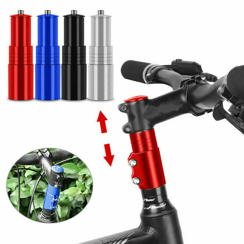 Bicycle Bike Handlebar Fork Stem Riser Rise Up Extender Extension Head Up Adaptor Durable MTB Mountain Cycling Part Bike Stem