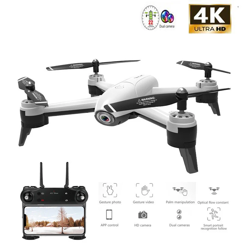 New WiFi FPV RC Drone 4K Camera Optical Flow 1080P HD Dual Camera Aerial Video RC Quadcopter Aircraft Quadrocopter