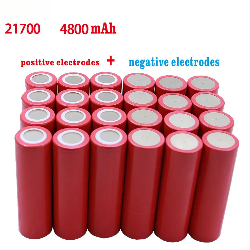 Baterias recarregáveis 21700 v do íon 4800 v li da bateria 3.7 mah 3.7v nova de 5c para carros elétricos