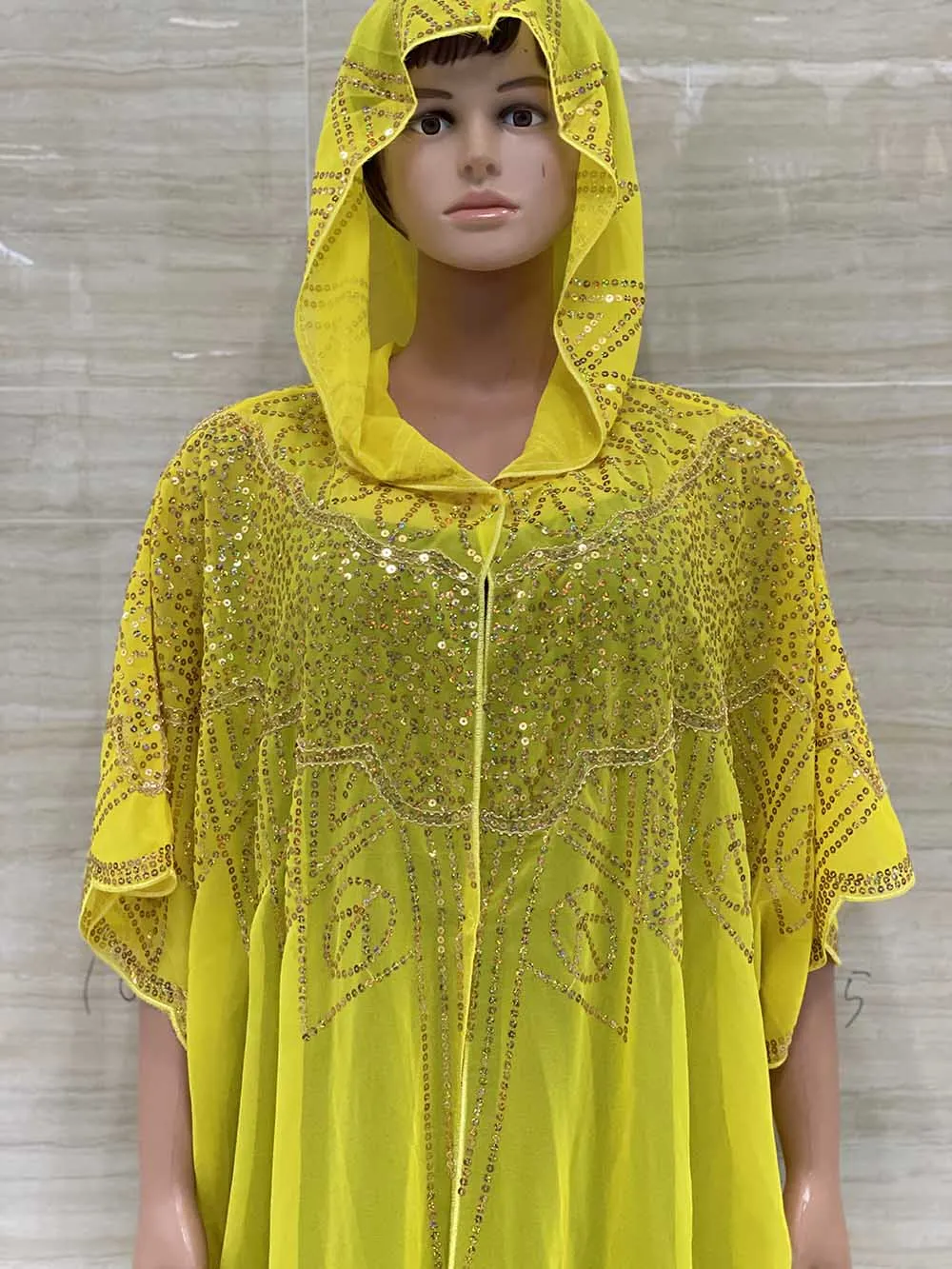 Latest Style African Dashiki Women's Clothing Abaya Stylish Muslim Dubai Hot Drilling Loose Long Dress Free Size + Scarf african outfits for ladies