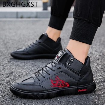 

Sport Shoes Men 2020 Fashion Leather Sneakers Men Shoes Leather Luxury Slip on Shoes Men Loafers Designer Zapatos Hombre Casual