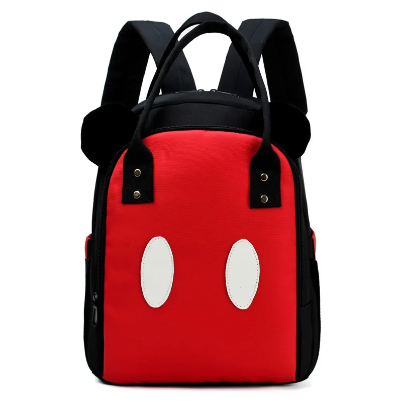 

2019 with Big Eye Diaper Bag Multi-functional Large-Volume Diaper Bag Shoulder Nursing Backpack Hand MOTHER'S Bag WOMEN'S Bag