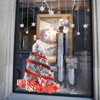 

Wall Sticker Christmas New Year Deer Removable Window Display Glass Decoration