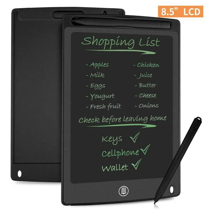 Tablero Electrónico de dibujo de 8,5 pulgadas, tableta de escritura con pantalla LCD, tabletas gráficas digitales de dibujo, tableta electrónica de escritura a mano Tablero Electrónico de dibujo