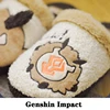 Pre-Sale! Anime Accessories Game Genshin Impact Cosplay Props Project Monster Tcho-Tcho Plush Slippers Casual Home Velvet Shoes ► Photo 3/3