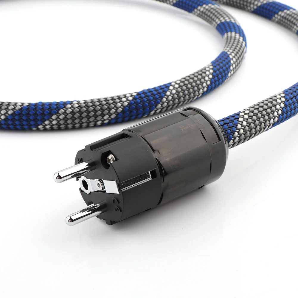 HI End EU AC Power Cable EU Plug Power Cord Audiophile Power Cable CD Tube amplifer headphone