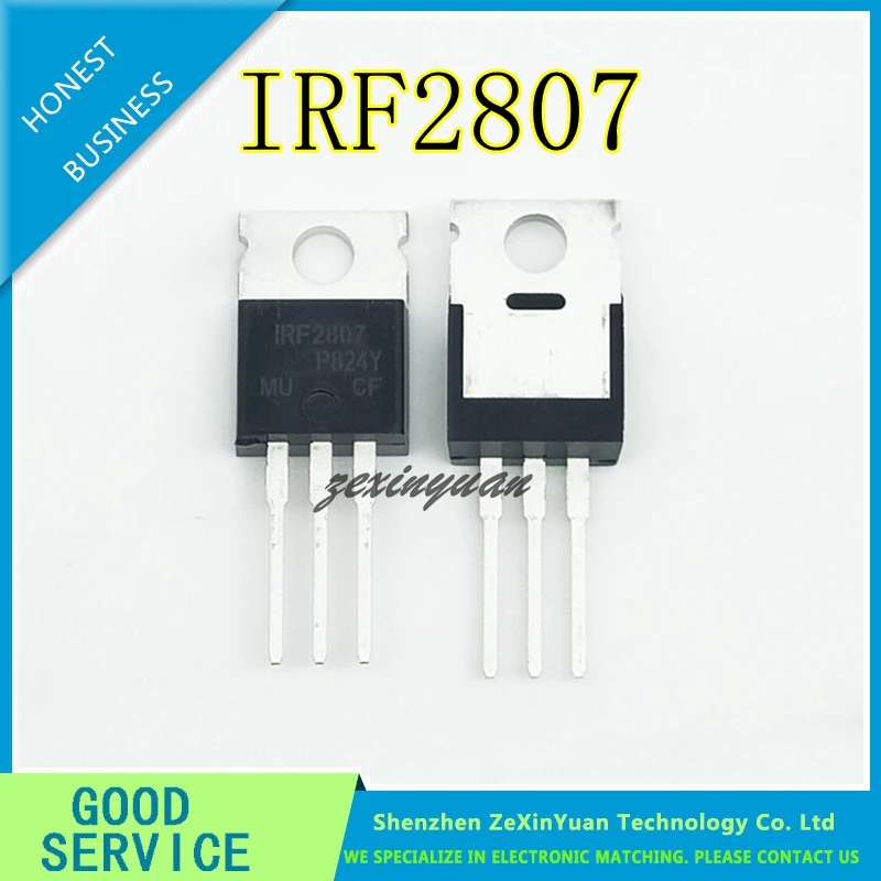 10 шт./лот IRF2807 PBF инвертор передний транзистор 82A/75V с полевым эффектом новый
