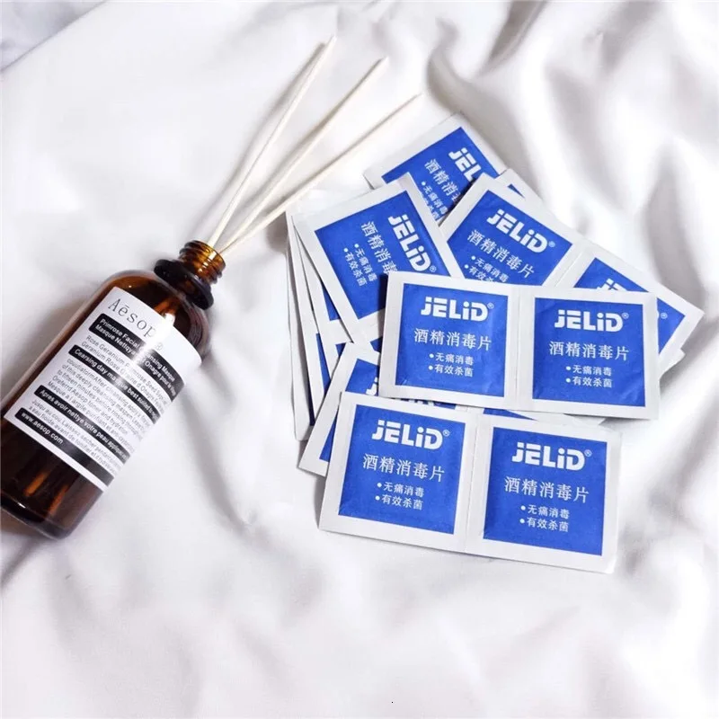 

10pcs/lot Antiseptic Skin Cleaning Care Jewelry Clean Accessories Disposable Disinfection Piece Earrings Sterilization Use