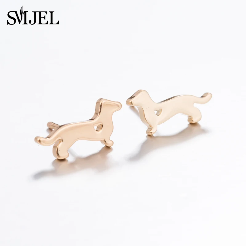 Neue kleine Edelstahl-Ohrringe für Frauen und Mädchen, schwarzes Tier, Hundepfoten-Ohrringe, Biene, Katze, Schlange, Igel, Piercing, Schmuck, Geschenke – Detail 35