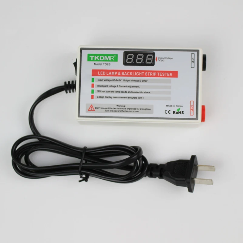 Online TKDMR NEUE LED Tester 0 300V Ausgang LED TV Hintergrundbeleuchtung Tester Mehrzweck LED Streifen Perlen Test Werkzeug Messung instrumente
