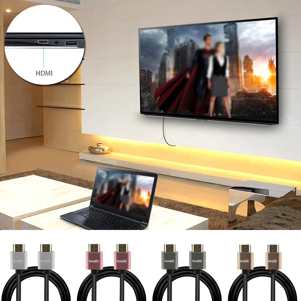 Позолоченный разъем 24K HDTV кабель аксессуары запасной разъем медный адаптер ноутбук 1 шт