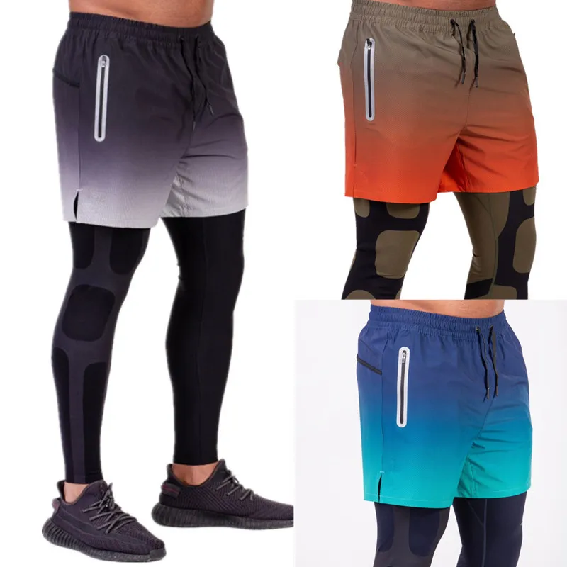 

2021Men Casual Breathable Quick Dry Pants Pockets Beach Sport Shorts Men's Short Summer Male Pant with Pocket Breathable