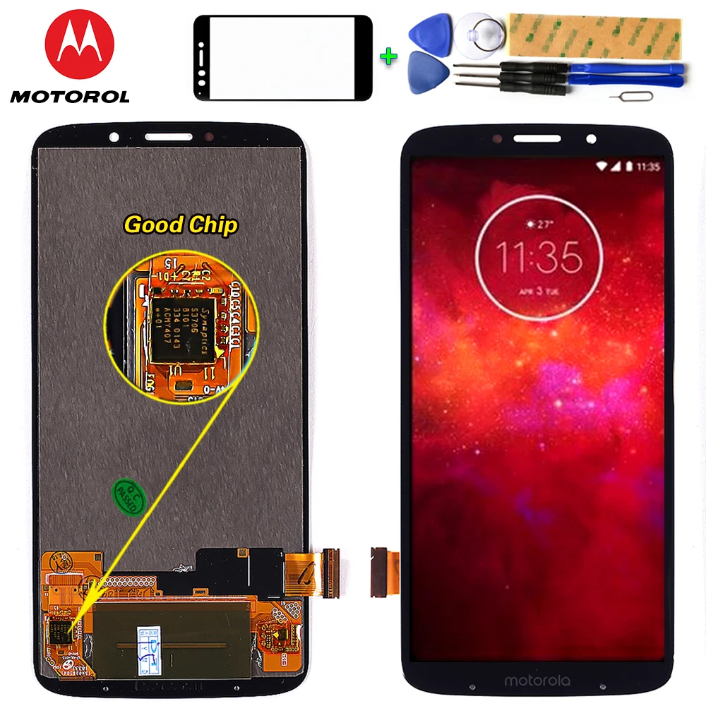 ЖК дисплей Motorola 6 01 дюйма для MOTO Z3 Play XT1929 сенсорный экран дигитайзер в сборе 2160*1080