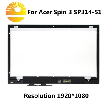 

14'' FHD LCD Display TouchScreen Digitizer Assembly For Acer Spin 3 series SP314-51-55XT SP314-51-59BP 51 N17W5