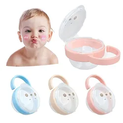 Boîte de rangement pour tétines, 3 couleurs, Portable, mignon, enfants en bas âge, garder propre, Anti poussière, sans danger 