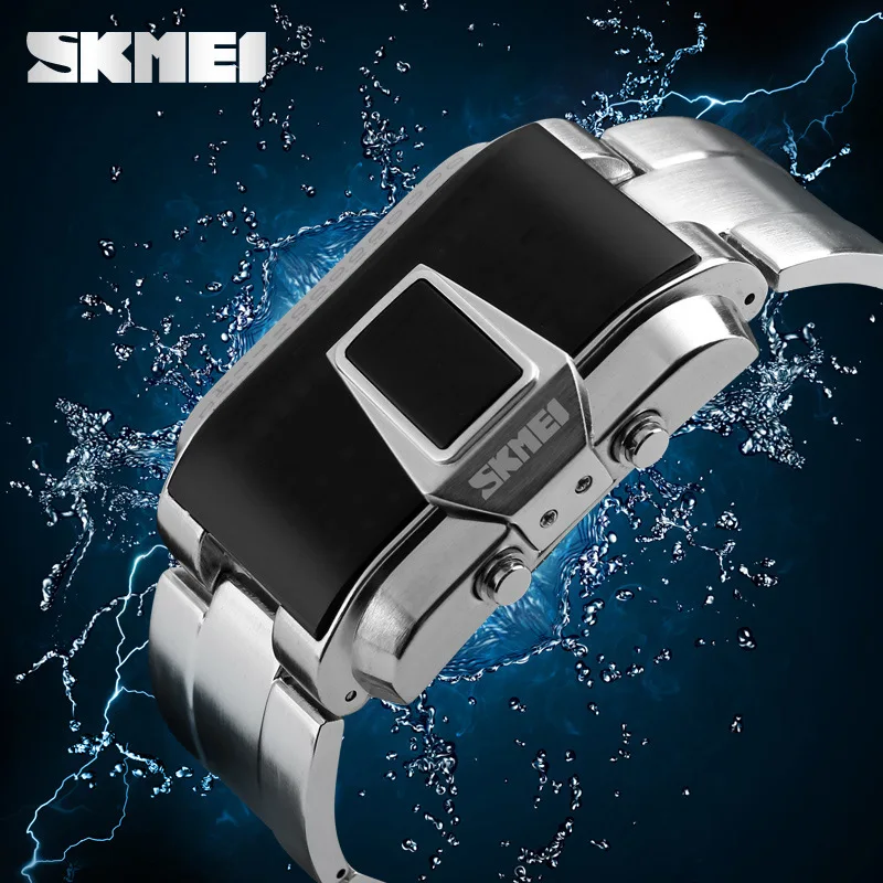 

Skmei Cool Trend Men Electronic Watch Fashion LED Watch Watrproof Watch Male STUDENT'S Sports Watch