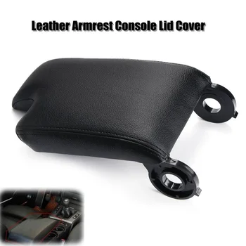 

Left hand Armrest Cover Car 1pc Black Leather Center Console For BMW E46 3 Series 1999-2004