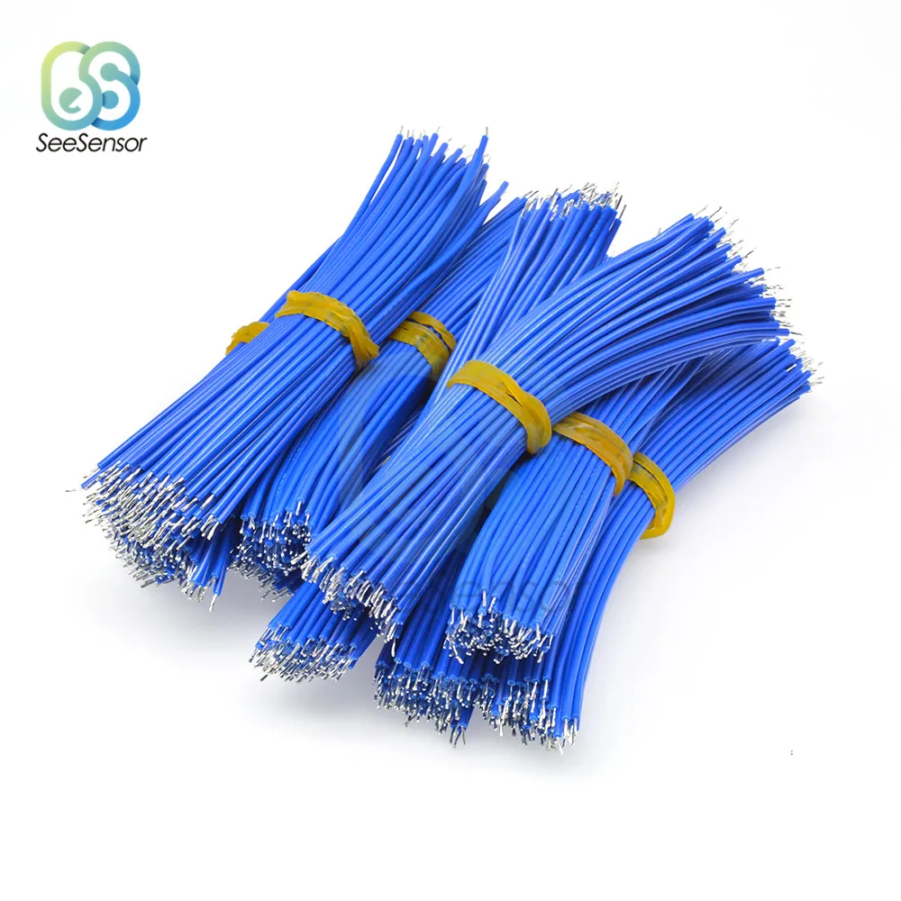 100 шт./лот 24AWG 10 см гальванически лужёные макетная плата припоя кабель Fly джемпер Оловянная проволока проводящие провода 1007-24AWG разъем провода