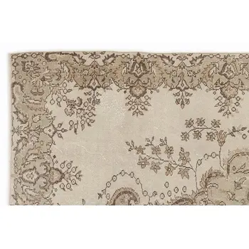 

Handmade Beige Vintage English English Area Rug 180x301 Cm-5'11''X9'11''