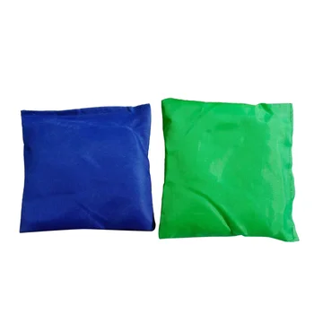 

2pcs Sportime Heavy Duty Bean Bag Waterproof Game Beanbags for Kids Playing (Blue & Green)