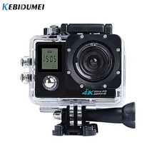 Kebidumei Ультра HD Экшн-камера 4K 60fps 60M Водонепроницаемая Спортивная камера 2,0 'экран Спортивная камера 1080p Go Extreme Pro камера подарок