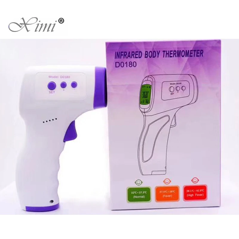 

Infrared Forehead Body Thermometer Gun Non-contact LCD DisplayTemperature Measurement Device Standing Thermometer Adult Kids