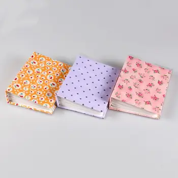 

100 Sheets 6 Inch Fashion Photo Album Pictures Storage Collection Book Gift Cloth + Protective Cover