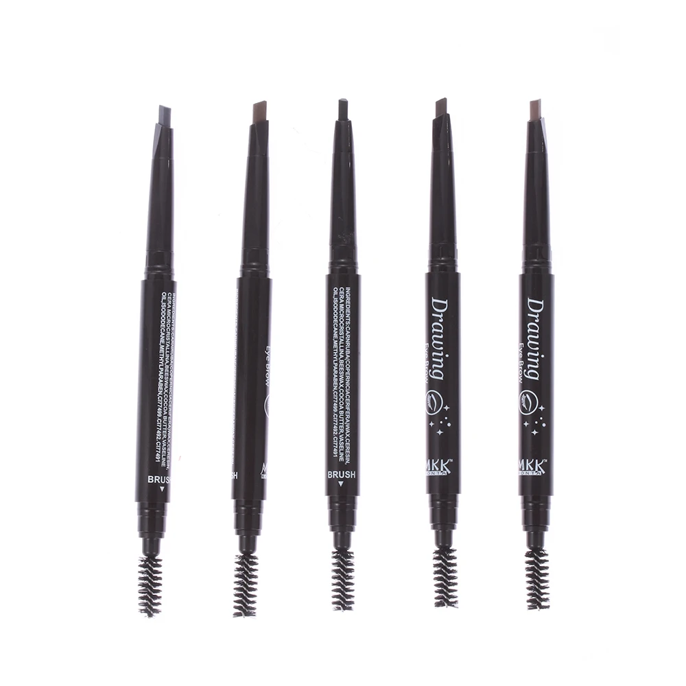1Pc Double Head Eyebrow Tattoo Liner Pencil Tint Longlasting Waterproof Drawing Eye Makeup Eyebrow Enhancer Pen