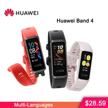 Смарт-браслет huawei Band 4, монитор сердечного ритма, смарт-браслет, USB разъем, зарядка, монитор здоровья, Смарт-часы