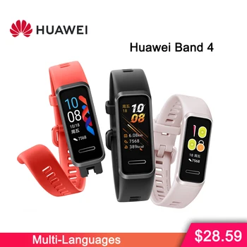 

Huawei Band 4 Smart Wristband Heart Rate Monitor Smartband USB Plug Charge Health Monitor Smart Watch