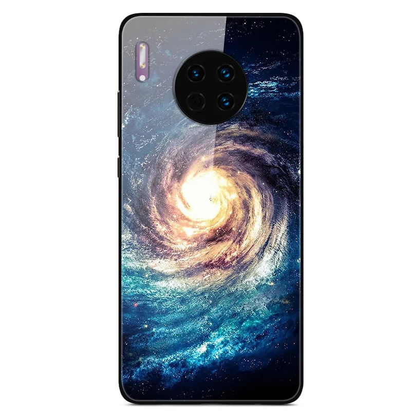 Для huawei mate 30 Pro закаленное стекло чехол жесткий чехол для телефона чехол для huawei mate 30 Lite mate 30 Pro TPU бампер чехлы для huawei mate 30 Pro Lite жесткая задняя панель из поликарбоната Coque
