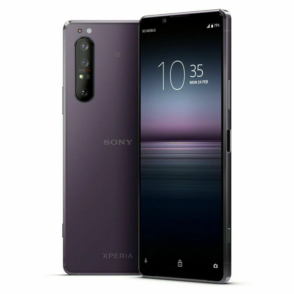 laptop ram Sony Xperia 1 II 1ii 5G XQ-AT52 Dual Sim 6.5" 8GB RAM 256GB ROM Snapdragon 865 Octa Core NFC Quad Cameras Original Cell Phone gaming ram 8GB RAM