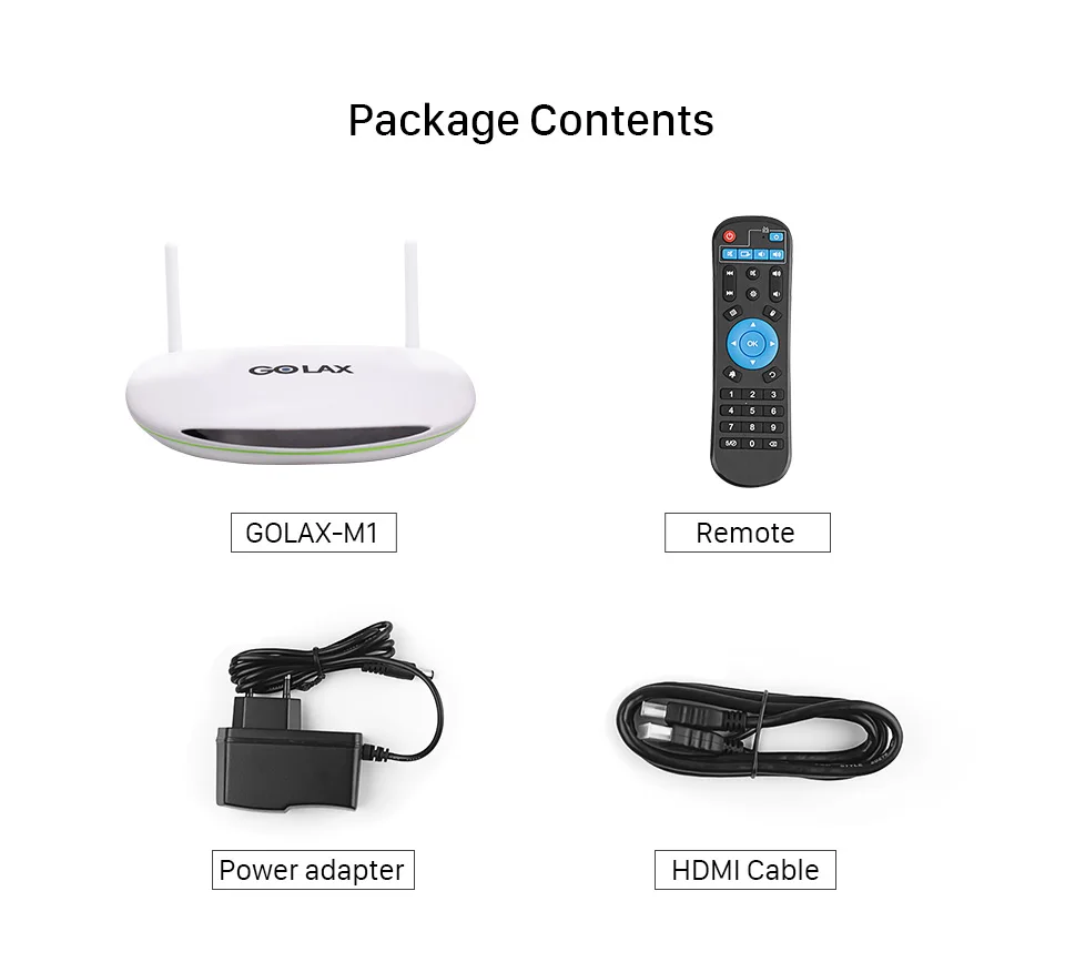 QHDTV IPTV арабский Франция Android коробка GOLAX-M1 S905W 4 к H.265 с 1 год IPTV подписка, Алжир ОАЭ французский IPTV коробка