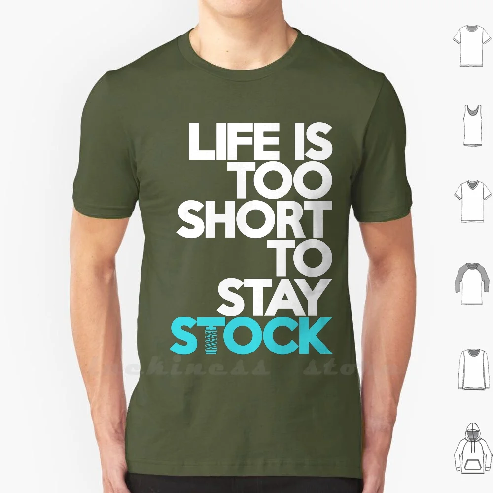 Футболка Life Is Too Short To Stay Stock (3) 6Xl хлопковая большого размера | Мужская одежда