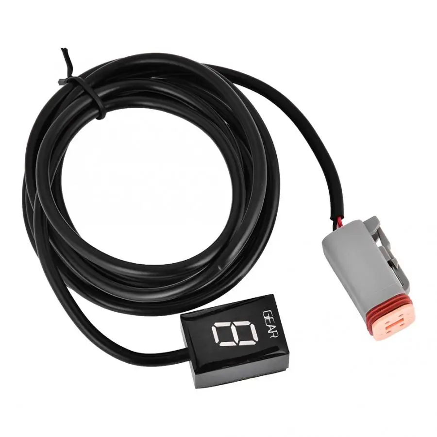 Мотоцикл ECU Plug Mount 6 скоростей 1-6 уровень цифровой индикатор передач дисплей аксессуары мотоцикл измеритель скорости