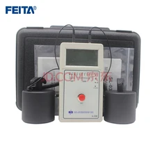 Feita esd elétrica lcd digital display resistência tester 030b medidor de resistência superfície com duplo martelo