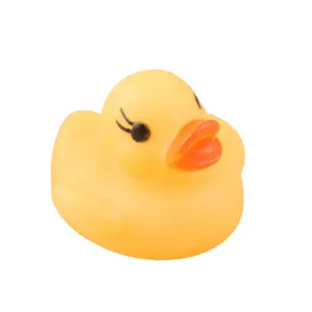 

LED Tub Shower Toy Bathing Flashing Light Floating Rubber Duck Interesting Lovely Rubber Duck Light Children