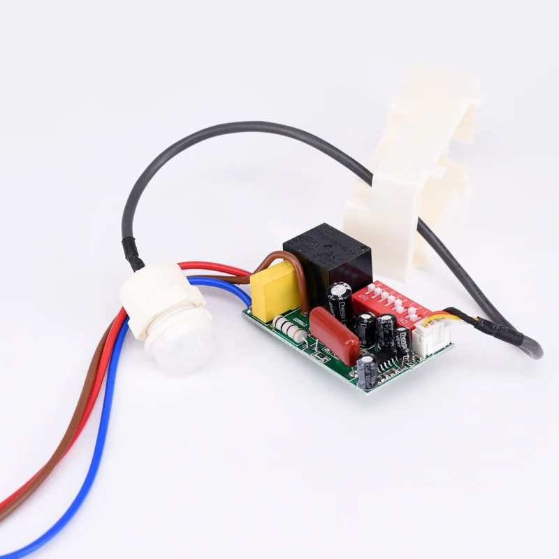 New Designed PIR Senser Infrared IR Switch Module Body Motion Sensor Auto On off Lights Lamps 110-220v DC12V YY (5)