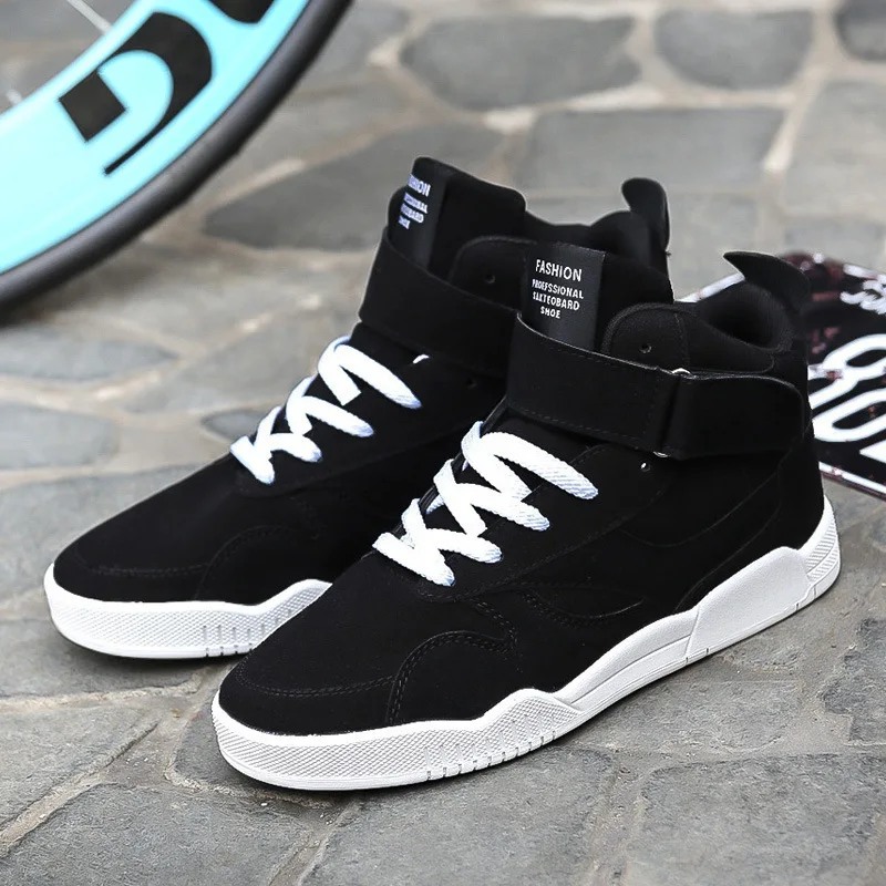 Zapatos hombre, мужские кроссовки на шнуровке, Tenis Masculino Adulto, модная спортивная обувь для мужчин - Цвет: Черный