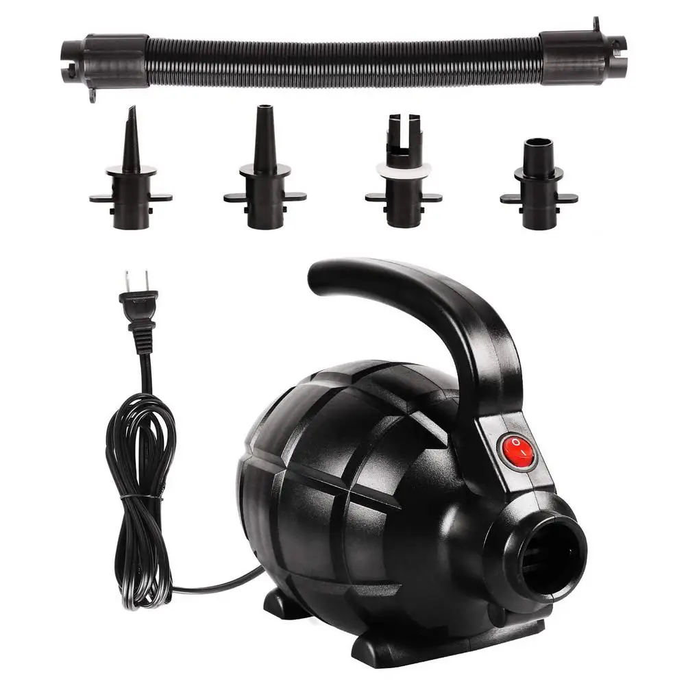 

600W 110V-220V Portable Hand Mini Electric Air Pump Inflatable Bed Dinghy Fishing Boat Inflatable Pool Inflator