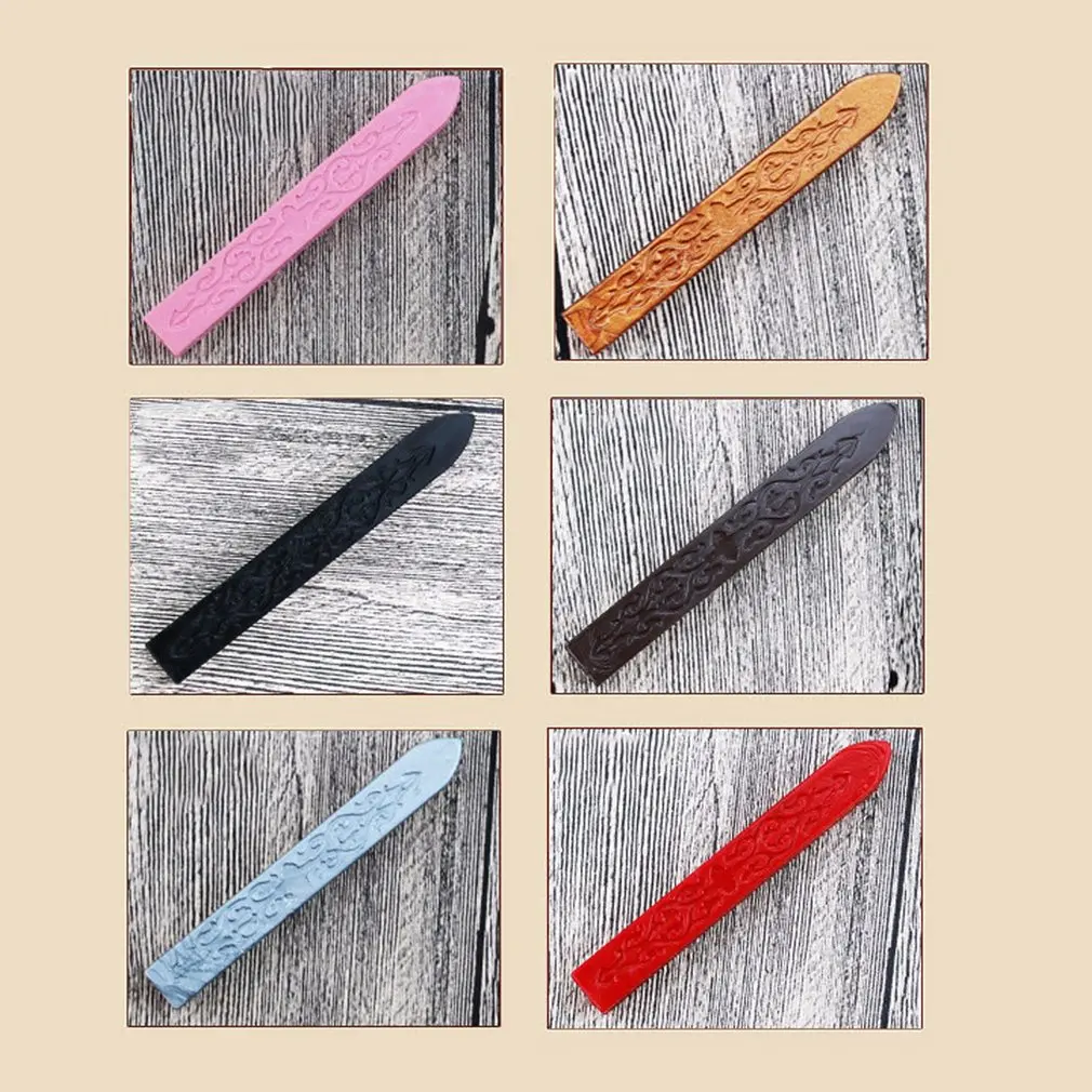 Винтажный старинный герметизирующий воск многоцветные стрелы шаблон специальный воск герметичный воск для свадьбы пригласительная карта в конверте дропшиппинг