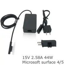 44W 15V 2.58A AC адаптер питания для microsoft Surface Pro 5 1796/1769