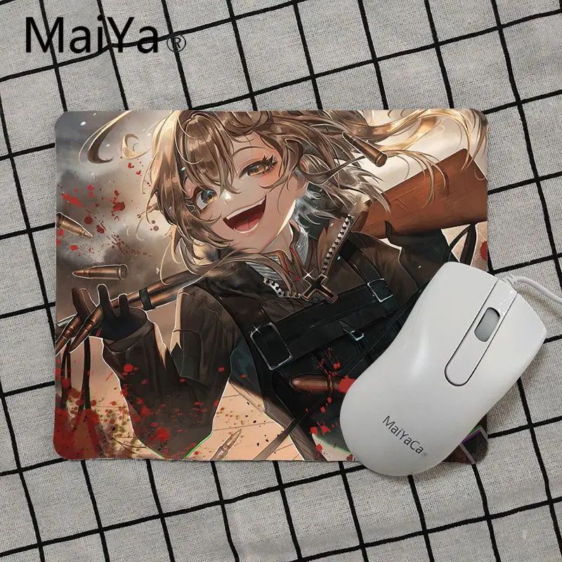 No Lock Edge25x29cm Maiya высокое качество Tanya Degurechaff Youjo Senki аниме ноутбук игровой мыши коврик для мыши Лидер продаж подставка под руку мышь - Цвет: No Lock Edge25x29cm