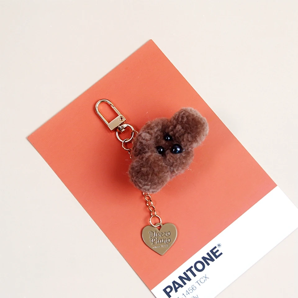 Cute Soft Luxury Teddy Dog Case for Apple AirPods 1 2 Case Accessories Bluetooth Earphone Protect Cover Bag Heart Keyring Gifts