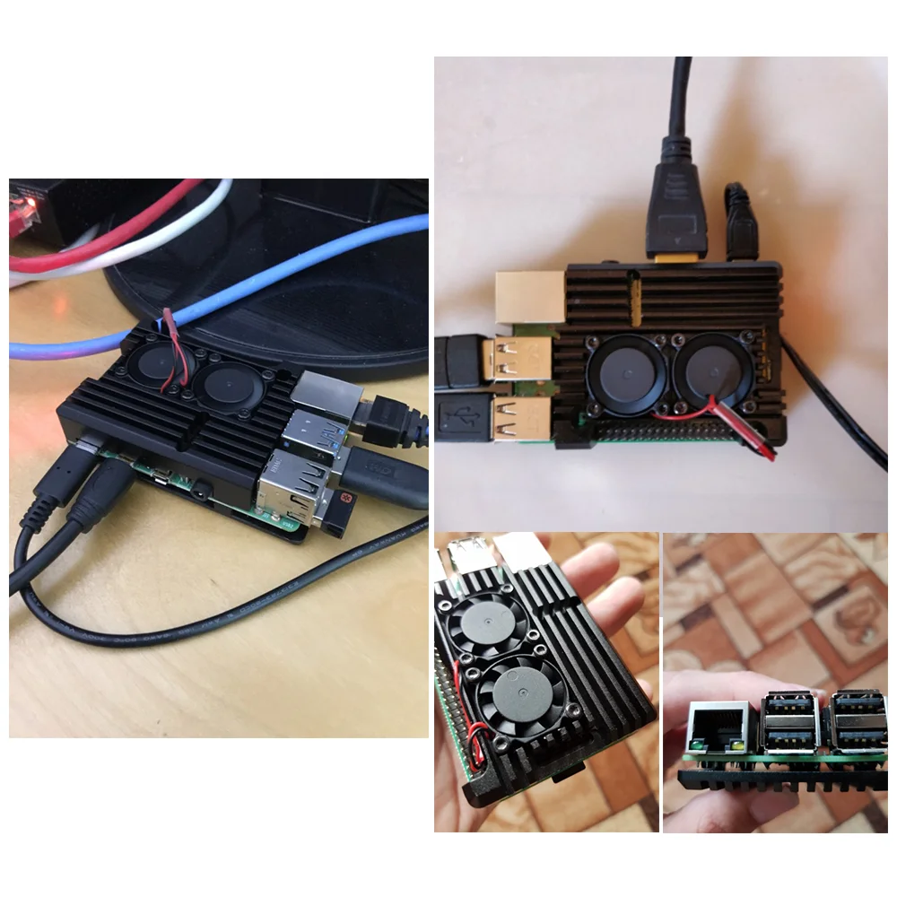 Для Raspberry Pi 4 B/3 B/3 B+ новейший комплект системы охлаждения 3,5 дюймовый ЖК-экран+ прозрачный акриловый корпус+ стилус+ радиатор