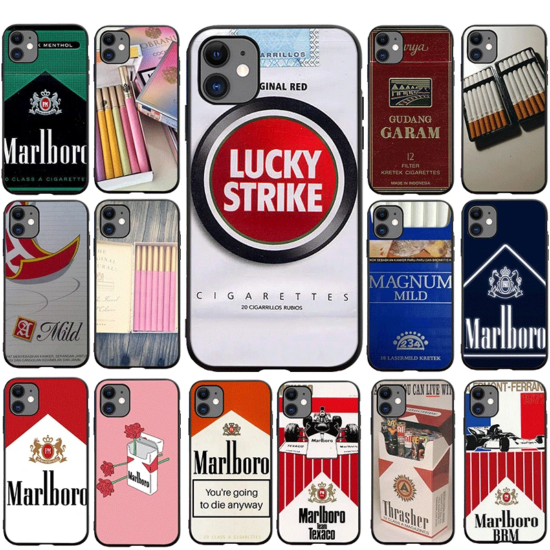 cover iphone 7 sigarette nero