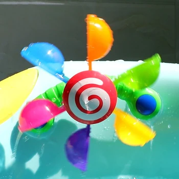 

Waterwheel Toddler Bathroom Bathtub Bathing Toy Baby Bath Toys Play In Scoop Water Mini Windmill Kids Summer Swimming Pool Games