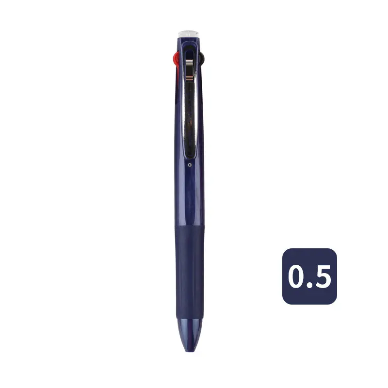 dark blue 1Pcs Zebra Sarasa гелевая ручка J3J2 три цвета 0,5 мм многофункциональная школьная Ручка черный/синий/красный чернила сменная Канцелярия 1 шт - Цвет: dark blue 1Pcs