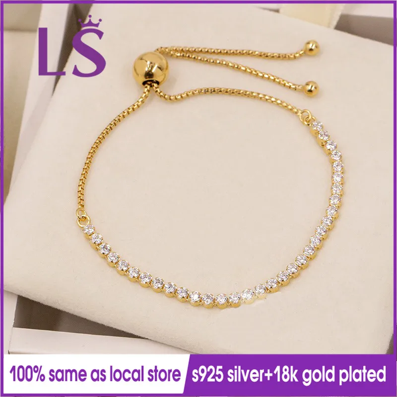 LS высокое качество сверкающая нитка бус браслет для женщин подходят оригинальные бусины Шарм