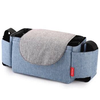 

Baby Care Multi Pocket Hanging Flip Type Stroller Use Portable Shopping Diaper Organizer Multifunction Stuff Storage Bag Straps